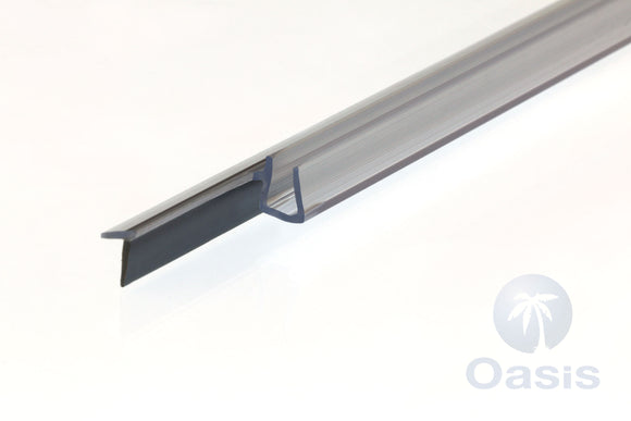 Oasis Semi-frameless Door Sweep with Drip Edge for 1/4